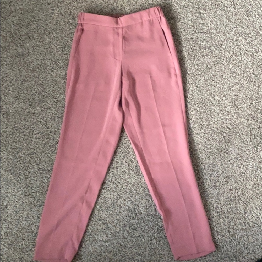 Mauve high waisted slacks